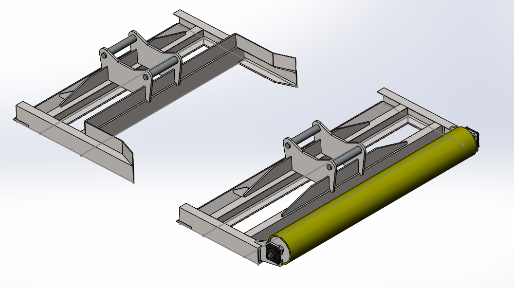 Grading Beam for JCB 802