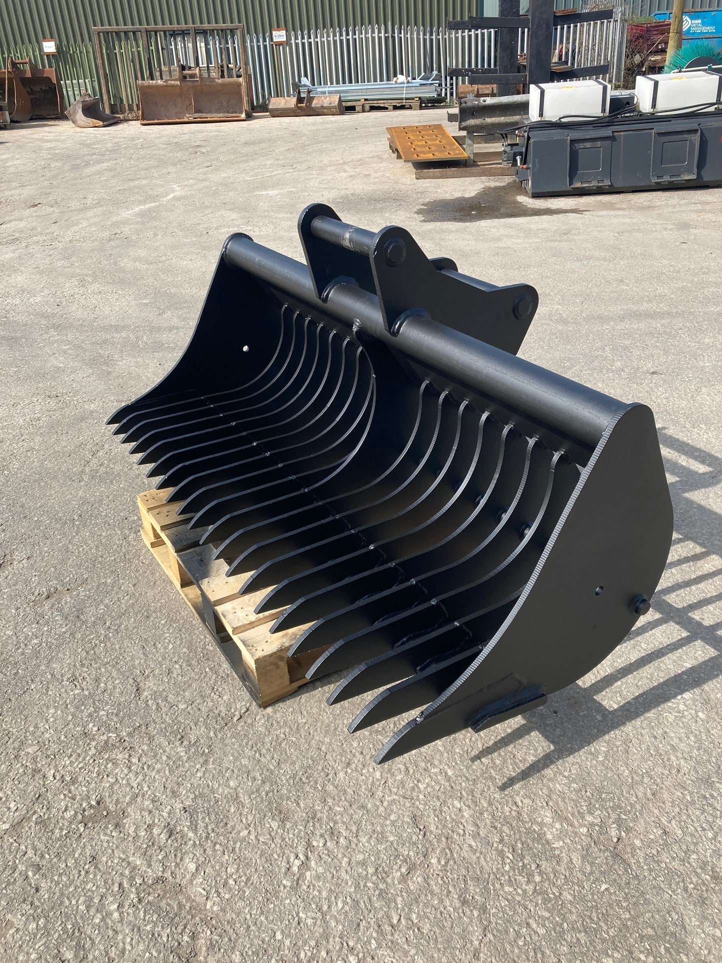 Stone Rake for JCB 803