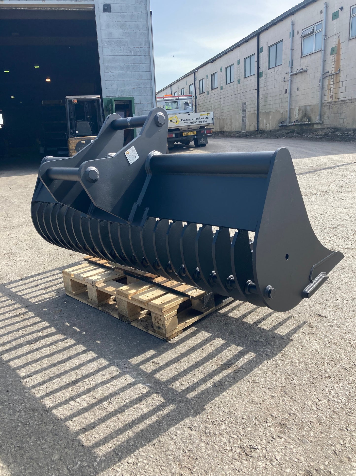 Stone Rake for JCB 2CX