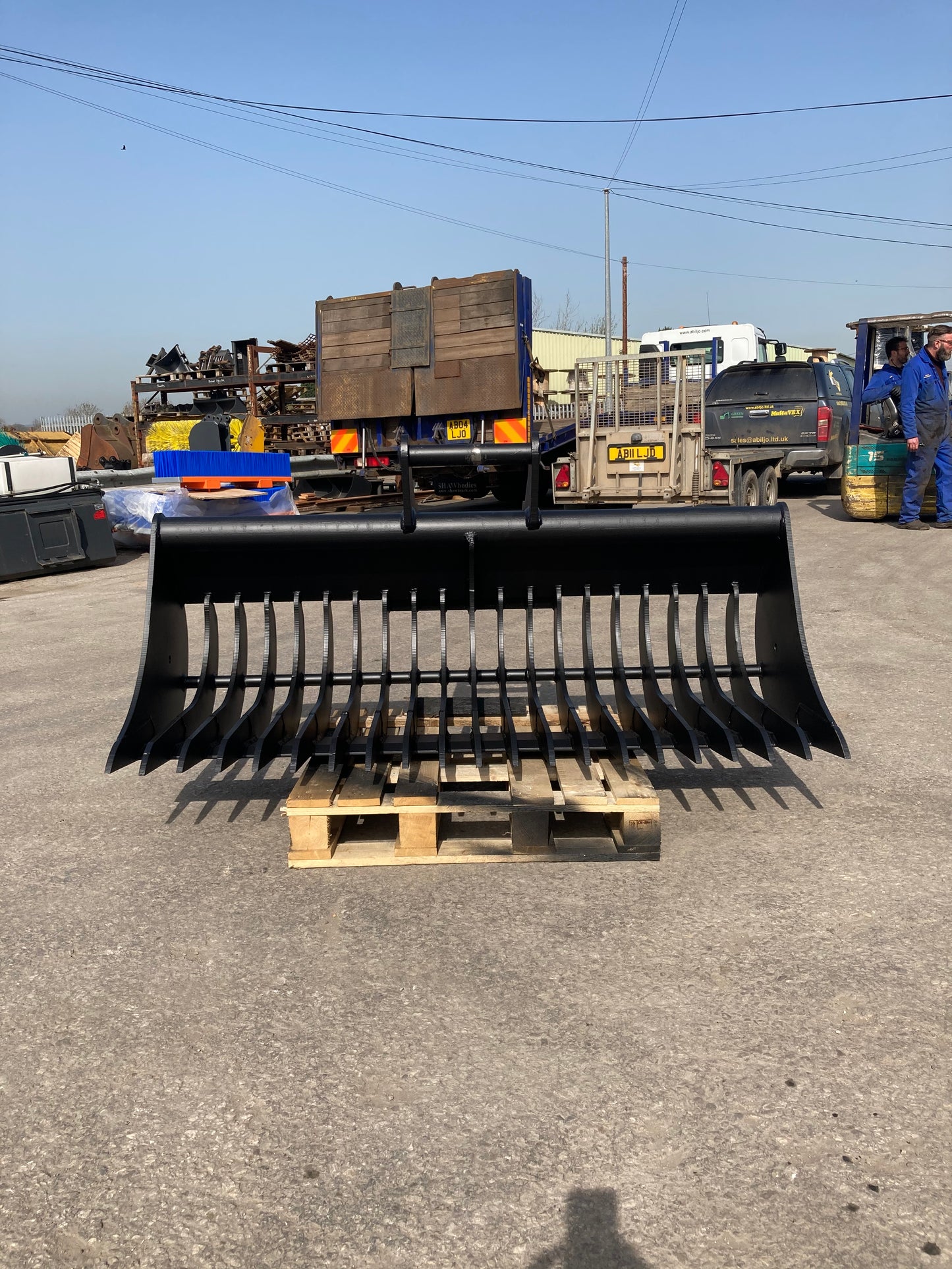 Stone Rake for 4 to 9 ton Excavators