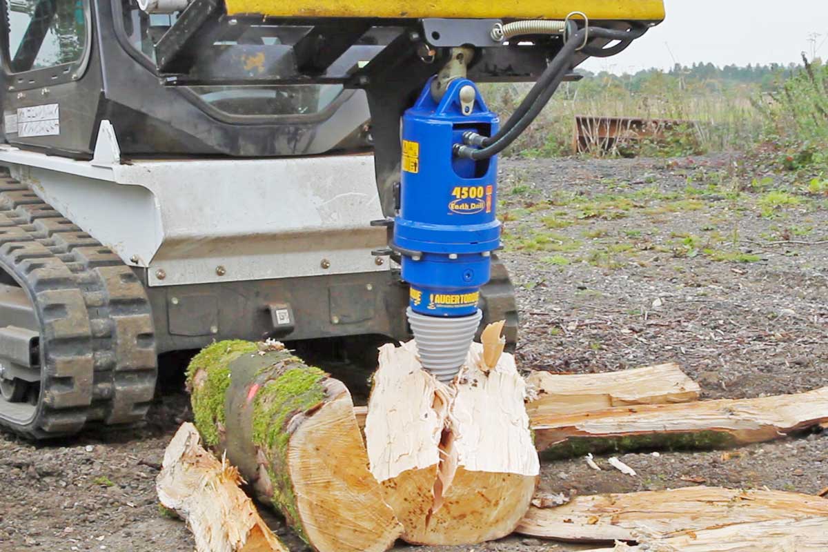 Excavator Log Splitter